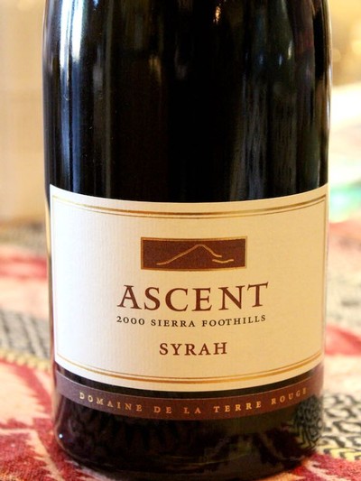 2004 TERRE ROUGE Syrah, ASCENT, Sierra Foothills 1