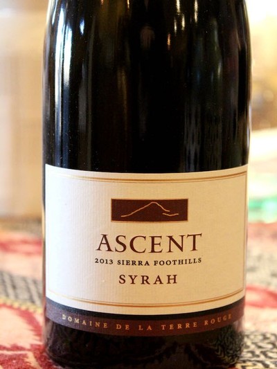 2015 TERRE ROUGE Syrah, ASCENT, Sierra Foothills 1