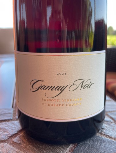 2023 EASTON Gamay Noir, Barsotti Vineyard, El Dorado County 1