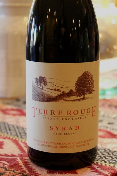 2006 TERRE ROUGE Syrah, High Slopes, Sierra Foothills 1