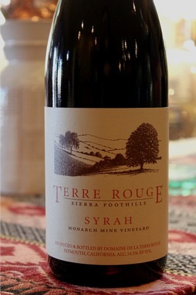 2011 TERRE ROUGE Syrah, Monarch Mine Vineyard, Sierra Foothills 1