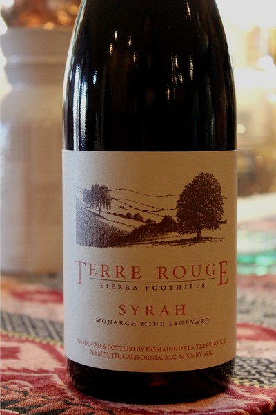 2013 TERRE ROUGE Syrah, Monarch Mine Vineyard, Sierra Foothills 1