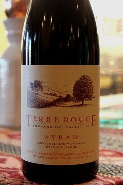 2010 TERRE ROUGE Syrah, Sentinl Oak Vineyard, Magnum 1