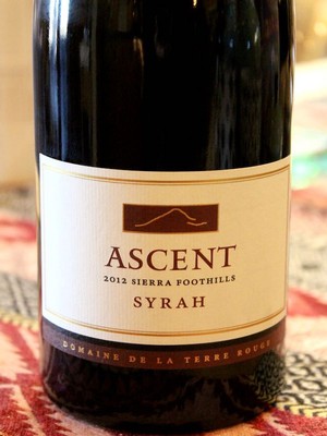2011 TERRE ROUGE Syrah, ASCENT, Sierra Foothills
