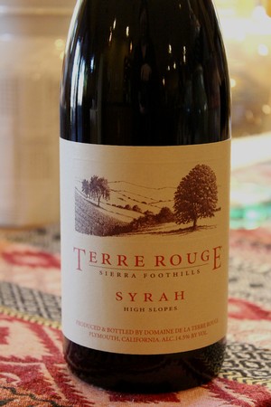 2006 TERRE ROUGE Syrah, High Slopes, Sierra Foothills