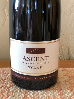 2014 TERRE ROUGE Syrah, ASCENT, Sierra Foothills