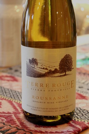 2011 TERRE ROUGE Roussanne, Monarch Mine Vineyard, Sierra Foothills