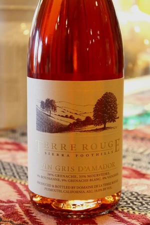 2022 TERRE ROUGE Vin Gris d'Amador, Sierra Foothills