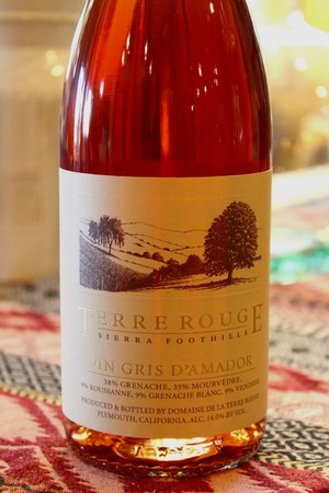 2021 TERRE ROUGE Vin Gris d'Amador, Sierra Foothills