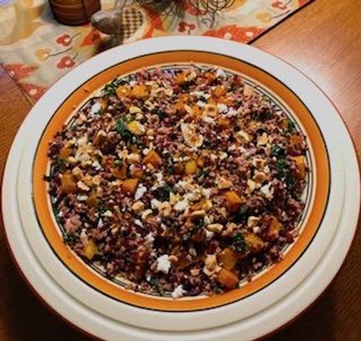 Harvest Grain and Winter Squash