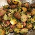 Warm Potatoes with Italian Parsley
